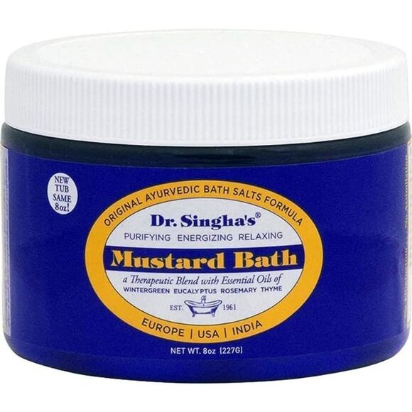 Therapeutic Bath Detox For Relaxation And Muscle Relief, With Mustard Bath Salt